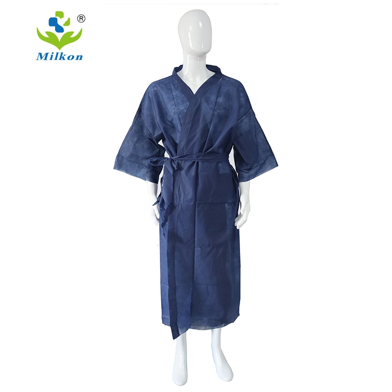 Disposable Bath Skirt Bath Robe Beauty Salon Women&prime;s Non-Woven Sweat Steaming Suit Sauna Dress Thin Chest Wrapped Pajamas