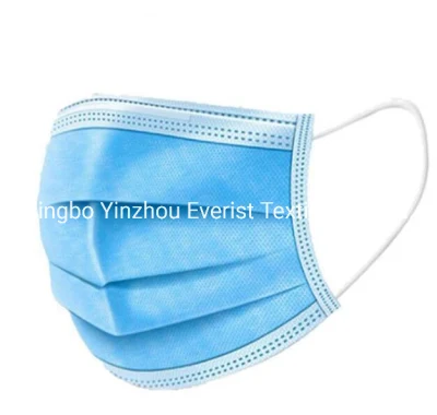 Disposable 3-Ply Non-Woven Face Mask